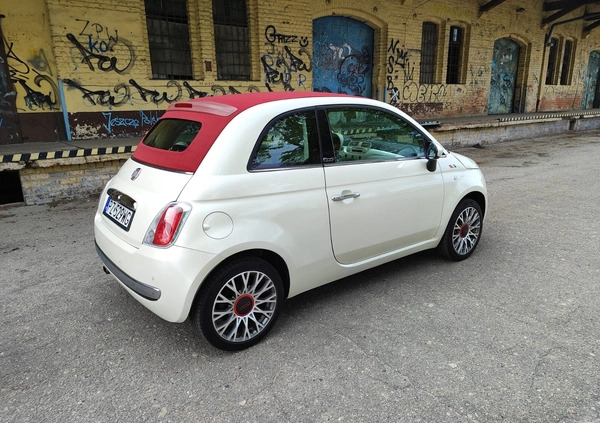 Fiat 500 cena 23500 przebieg: 147870, rok produkcji 2010 z Krotoszyn małe 232